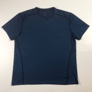 H&M sport blue short sleeve shirt.